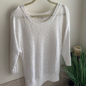 Cream lightweight sweater